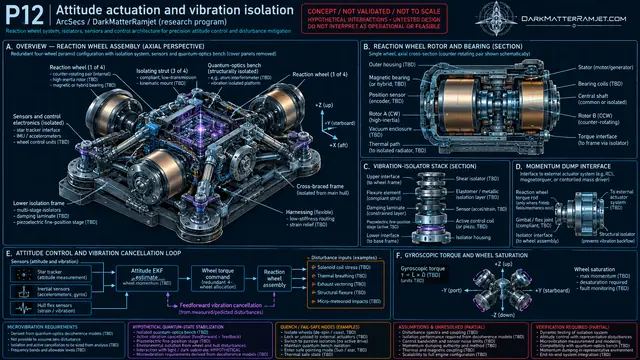 User-supplied engineering concept blueprint: Attitude control and vibration isolation