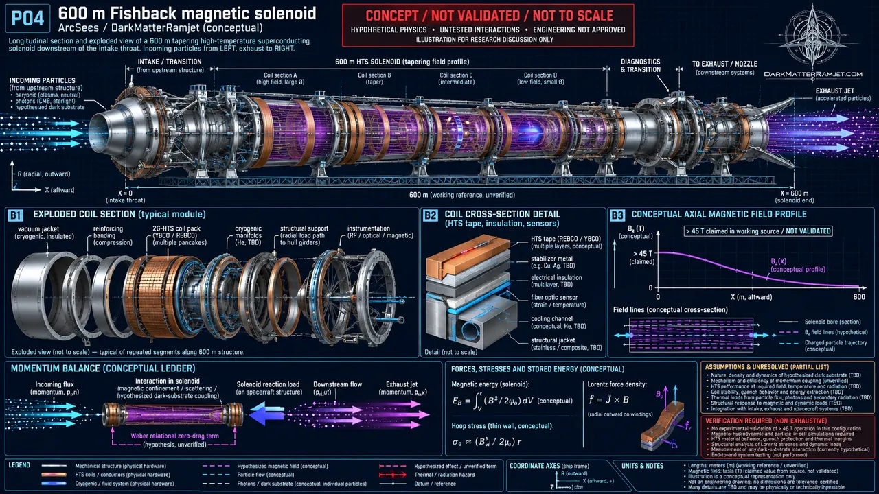 User-supplied engineering concept blueprint: Fishback superconducting solenoid