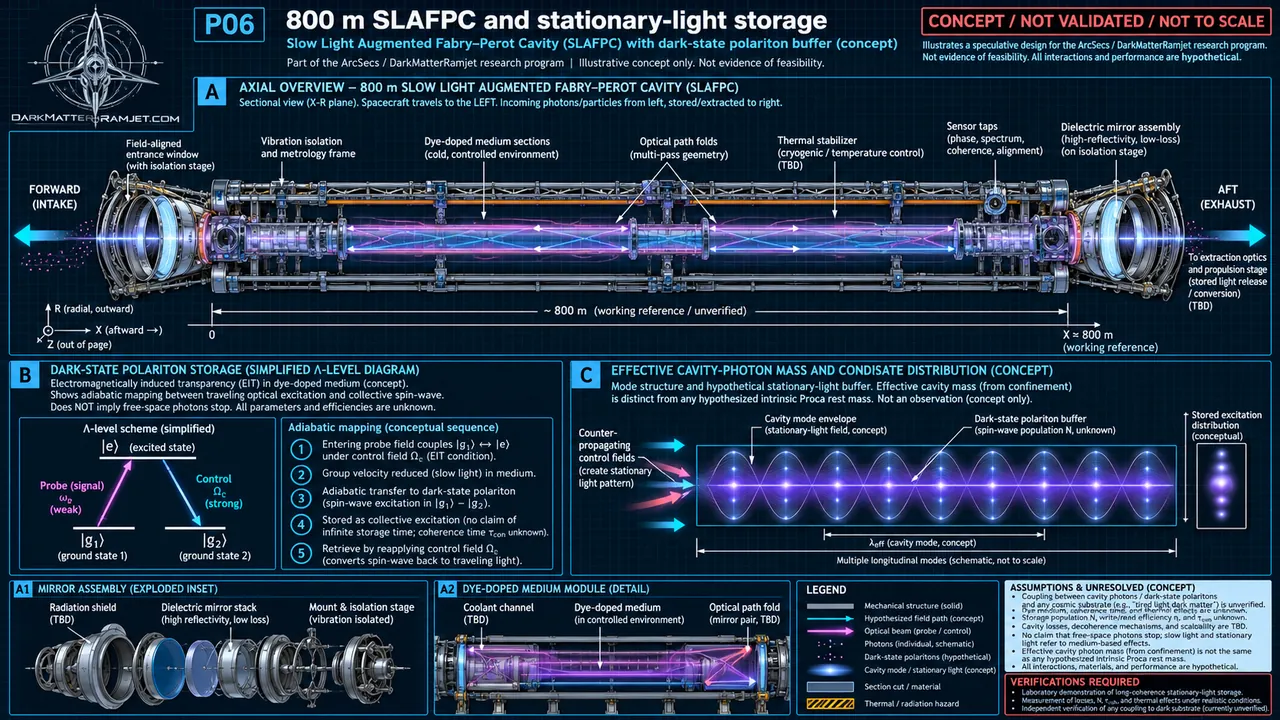 User-supplied engineering concept blueprint: SLAFPC stationary-light storage buffer